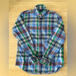Ralph Lauren lined shirt.